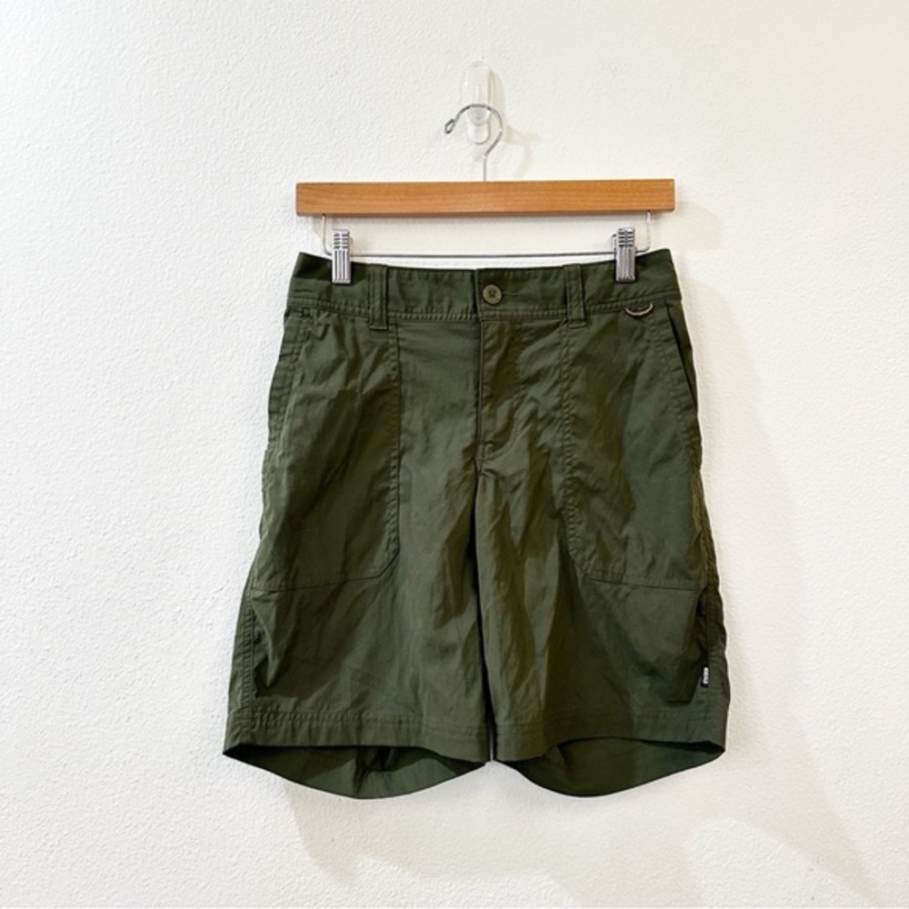 REI Co-op Women's Sahara Bermuda‎ Hiking Shorts Army Green Size 4